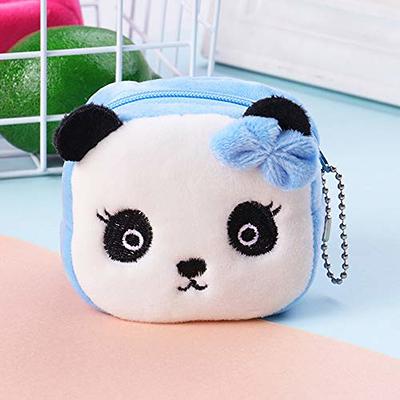 Floral Coin Purse Pouch Change Wallet Card Holder with Zipper Keychain Key Ring for Girls,Temu