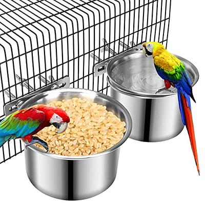 Pet Supplies : Yummy Sam 2 Pcs Large Pet Dog Food Water Bowl for Cage  Stainless Steel Non-Spill Kennel Hanging Cats Bowls with Clamp Holder Crate  Feeder Dish for Medium Large Dogs