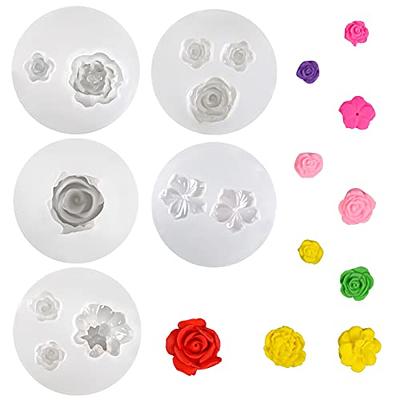 Flower Moulds Silicone, Mold Bouquet Peonies, Rose Moulds Silicone