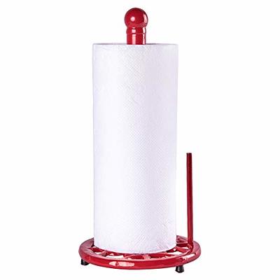 Paper Towel Holder,Free-Standing Kitchen roll Holder for Kitchen Bathroom -  Yahoo Shopping