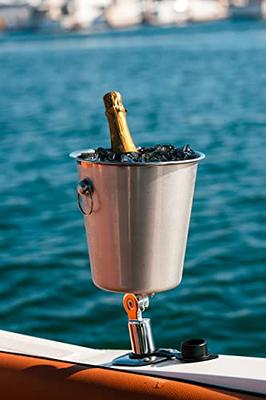 BEV BUCKET The Original Boat Rod Holder Champagne Bucket, Keep Beverages  Secure and Chilled On The Water, Fits Any Rod Holder, Fully Adjustable, Boat  Accessory (Hammered) (Hammered) - Yahoo Shopping