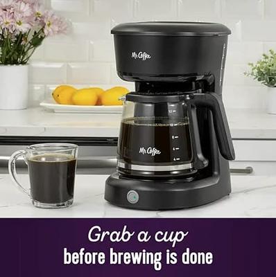 Mr. Coffee 12-Cup Coffee Maker Grab-a-Cup Auto Pause Easy Cleanup White -  Yahoo Shopping