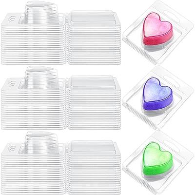 Thyle 100 Packs Valentine's Day Wax Melts Clamshell Molds 1.3 oz, Wax Melt  Containers Clear Empty Plastic Cube Tray for Wickless Tarts Candle(Heart) -  Yahoo Shopping