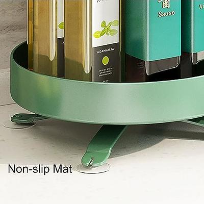 Rotating Spice Rack, Lazy Susan Turntable, Space Saving Spice