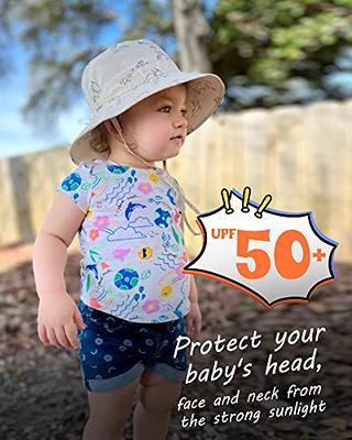 Baby Sun Hat for Boy Girl Toddler Summer Bucket Hats Kids UPF 50