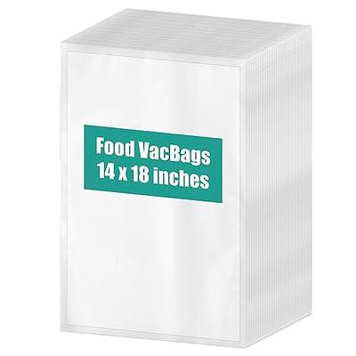 Foodsaver Compatible FoodVacBags 100 Quart Size 8x12-Inch Vacuum Sealer Storage Bags, BPA