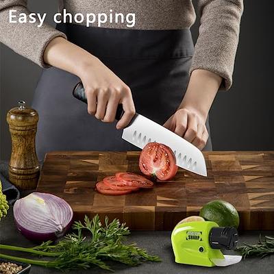 Professional Electric Knife Sharpener for Kitchen Knives with 100% Diamond  Abrasives and Precision Angle Guides, Electric Kitchen Serrated Knife  Sharpener for Scissor Sharpener Screwdrivers - Yahoo Shopping