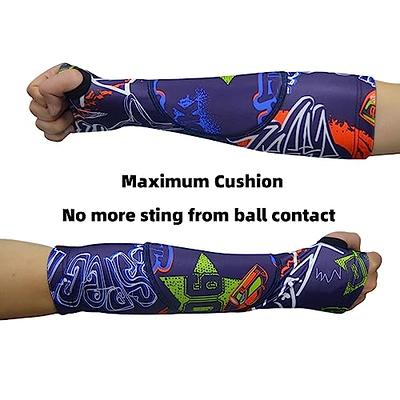 Minatee Volleyball Arm Sleeves Passing Hitting Forearm Sleeves with  Protection Pads and Thumb Hole Padded Volleyball Sleeves