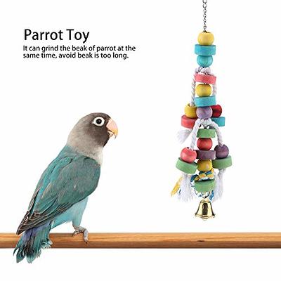 2 Parrot Toys Bird Chewing Toy Bird Beak Grinding Toy with