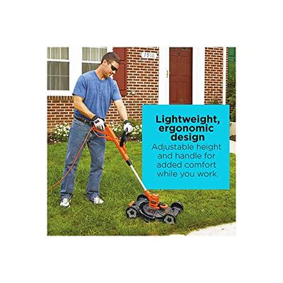 BLACK+DECKER 3-in-1 String Trimmer/Edger & Lawn Mower, 6.5-Amp, 12