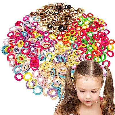 400PCS Baby Toddler Hair Ties, Elastic Hair Rubber Bands for Girls