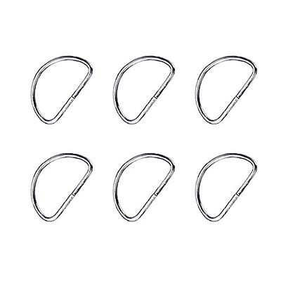  D Rings for Purse, 4 PCS Metal D Ring and Stud Screw