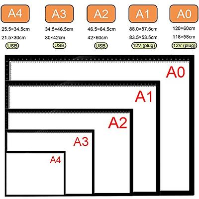 SevenFish Diamond Painting A4 LED Light Pad, Ultra-Thin Adjustable  Brightness Diamond Art Light Board Tracing Light Box for Drawing Sketching