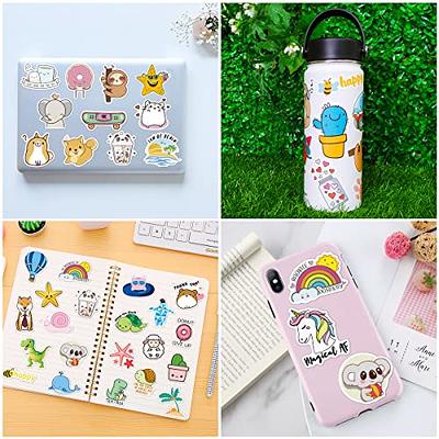 100pcs Inspirational Stickers for Water Bottle, Motivational Quote Stickers for Adults Women Teens, Waterproof Vinyl Read Stickers for Laptops