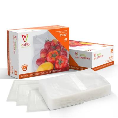 OVENTE Pre-Cut Vacuum Sealer Bags 8 x 12