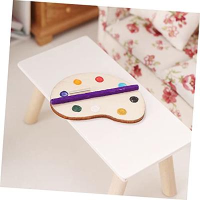 1 Set/6pcs Kids Paint Plate Plastic Pallets DIY Art Painting Board