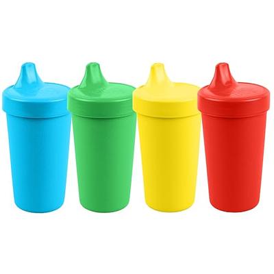 Elefant Kids & Toddler Cups (Set of 2), Stackable Stainless Steel Insulated Tumblers with BPA Free Leak Proof Lids and Reusable Silicone Straws