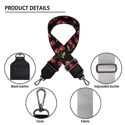 Poceacles Red Cherry Print Adjustable Purse Strap Bag Shoulder Strap  Replacement Crossbody Bag Handbag Purse for Luggage Crossbody Strap  Replacement, Black, Pack of 2 - Yahoo Shopping