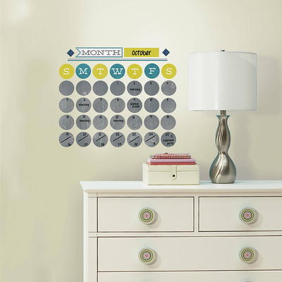 Basics Dry Erase Calendar Peel And Stick Giant Wall Decal