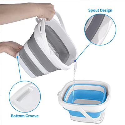 Collapsible Mop Bucket Portable Folding Car Wash Bucket Outdoor