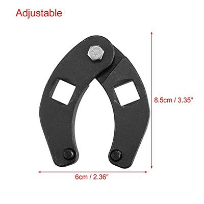 Coilover Wrench, Hook Wrenches Tools Set Shock Spanner Wrench set C-Shape  Spanner Coilover Adjustable Spanners Adjustment Tool For Most Coil Over