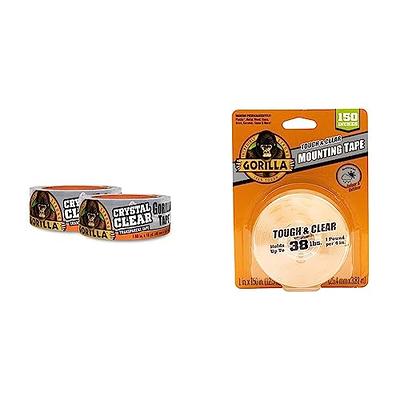 2 pack) Gorilla Tough & Clear Double-Sided Mounting Tape1 x 150Clear  Model (6036002) 