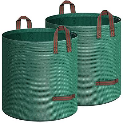 Mekkapro 3-pack 72 Gallons Garden Bag - Reusable Yard Waste Bags, Lawn Pool Garden  Waste Bag