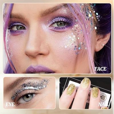 DAGEDA 3Colors Body Glitter Gel Set, Face Glitter Makeup Sparkle