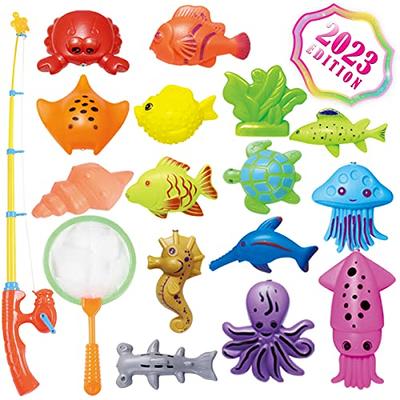 DIY Bath Toys Assembly Track Fishing Game Waterway Park Floating