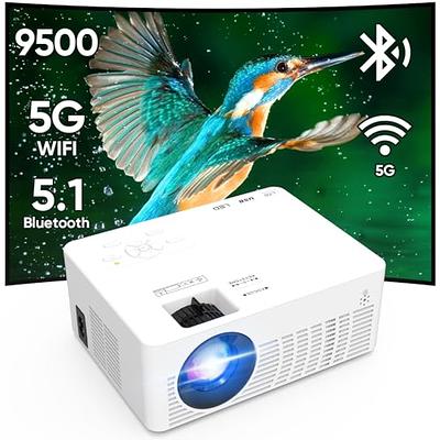 TMY Mini Projector, Upgraded Bluetooth Projector with 100