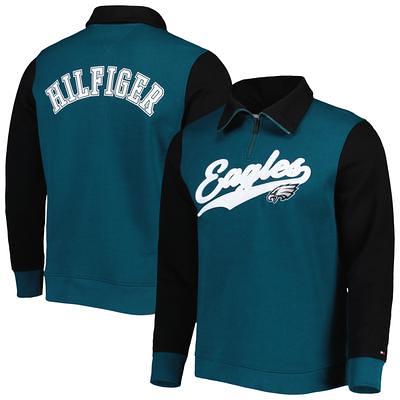 Men's Philadelphia Eagles Tommy Hilfiger Black Reid Graphic Pullover  Sweatshirt