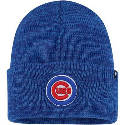 Men's Fanatics Branded Gray Chicago Cubs Cuffed Knit Hat with Pom