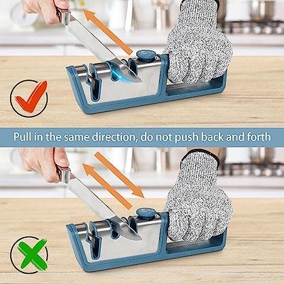 4 in 1 Adjustable Knife Sharpener Kitchen Blade & Scissors Sharpener -  Handheld - Yahoo Shopping