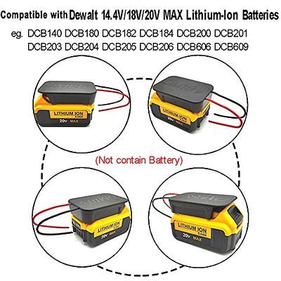 Urun DM18M battery adapter for Dewalt 20V Milwaukee 18V battery