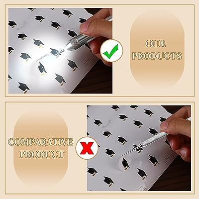  4Pcs LED Weeding Vinyl Tool with Light Weeding Pen for Removing  Tiny Vinyl Paper & Iron-on Projects Cuts (Black) : Arts, Crafts & Sewing