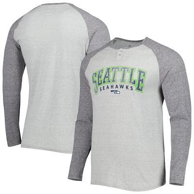 Men's Refried Apparel Gray Seattle Seahawks Sustainable Angle Long Sleeve T-Shirt