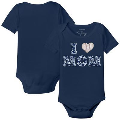 Toddler Tiny Turnip White/Navy Atlanta Braves I Love Mom 3/4-Sleeve Raglan  T-Shirt - Yahoo Shopping