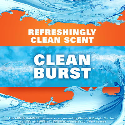 Hefty Ultra Strong Tall Kitchen Drawstring Trash Bags - Clean Burst Scent -  13 Gallon - 50ct : Target