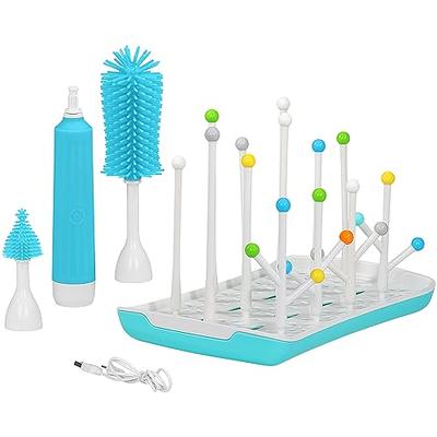  Büki Electric Baby Bottle Cleaning Brush Set - Rechargeable  Electric Bottle Brush with Straw Cleaner - Water Bottle Cleaning Kit,  Nipple Brush, 1200mAh Brush Cleaner (by Kindersense) : Baby