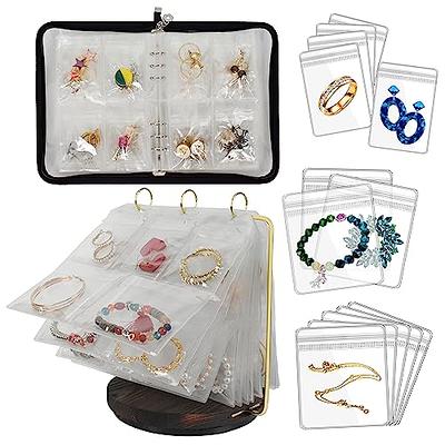 FEISCON Acrylic Jewelry Organizer Makeup Cosmetic Storage Organizer Box Clear Jewelry Case with 3 Drawers Adjustable Jewelry Box