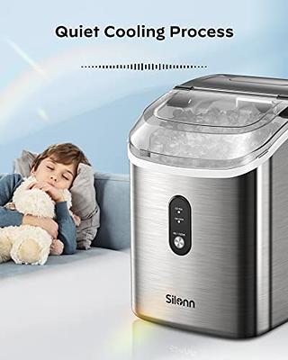 Nugget Countertop Ice Maker, Silonn Chewable Pellet Ice Machine