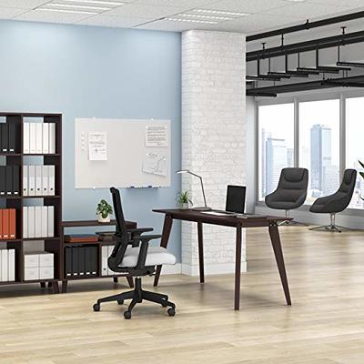 Flash Furniture Tiverton Industrial Modern Desk - Commercial Grade Office Computer Desk and Home Office Desk - 47 Long (Maple/Black)