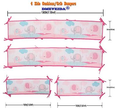 Baby Breathable Crib Bumper Pads for Standard Cribs (6PCS