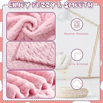 8 Pcs Baby Blanket Cozy Throw Blankets Fuzzy Baby Fleece Blankets