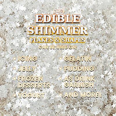 Gold Stars Edible Glitter  Edible glitter, Gold stars, Decorator frosting