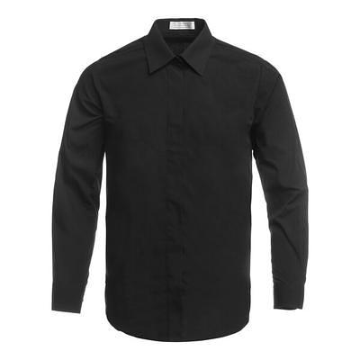 Henry Segal Women's Customizable Black Long Sleeve Cafe / Bistro Shirt - M  - Yahoo Shopping