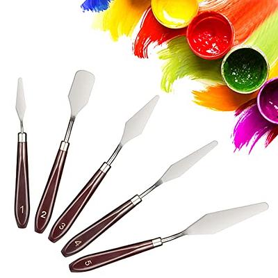 10PCS Palette Knife, Stainless Steel Painting Knife Set, Flexible Spatula  Pallet Knife, Metal Artist Knives, Oil Painting Accessories Color Mixing