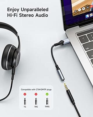 USB C to 3.5mm Aux Cable, 2 in 1 USB C to 3.5mm Car Stereo Aux Headphone  Jack Cable with USB C Charging Compatible with iPhone 15/15+/15Pro, Galaxy