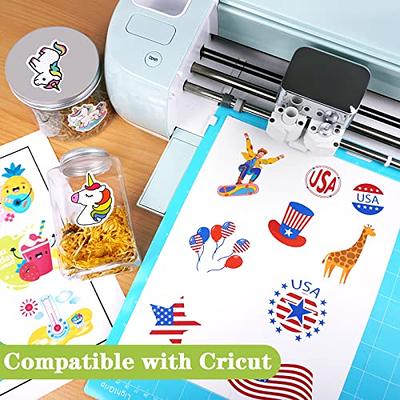 120 Sheets Koala Printable Sticker Paper for Printers, Glossy White Full Sheet Lable Paper for Inkjet Printer , Self-Adhesive Glossy Paper DIY Decals