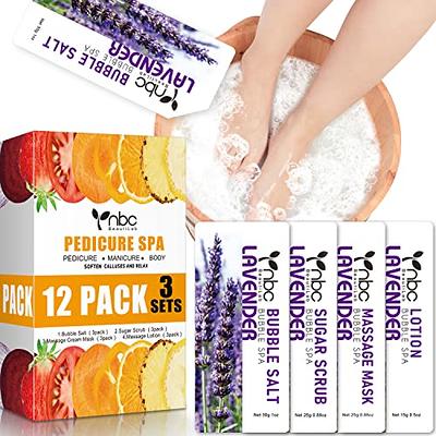 LUCOTIYA Pedicure Kit Foot Soak Set Foot Spa Callus Remover for Feet  Cuticle Remover Foot File for Dead Skin Urea Cream for Feet Aloe Lavender  Pedicure Supplies for Dry Cracked Feet for